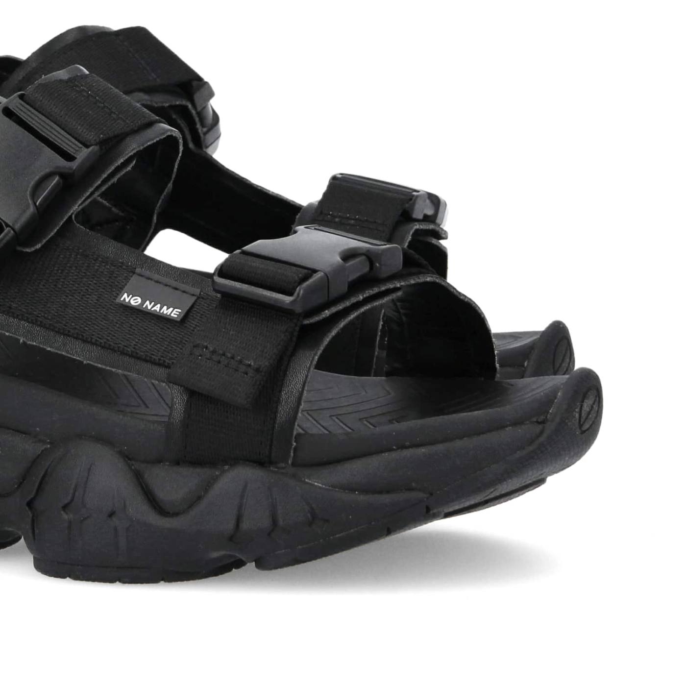 KRAZEE SANDALE W - NAPPA/NYLON STR - BLACK/BLACK